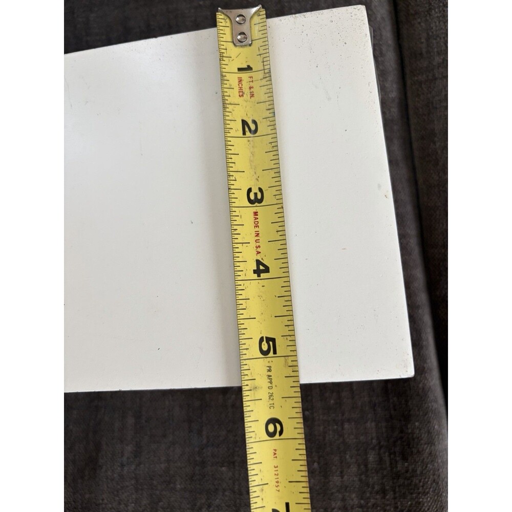 Floating Wall Shelf White Decorative Gold Cut Out Shabby Modern 18”L 4” Solid - Picture 4 of 16